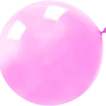 Ballon rose de décoration événementielle — Les Pimp'ettes