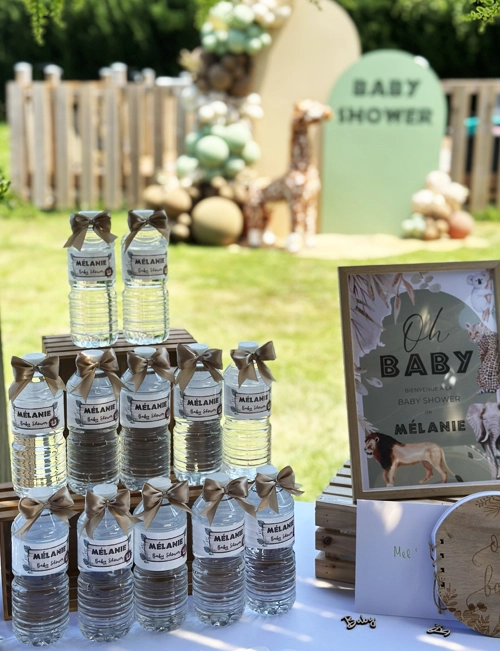 Décoration et accessoire Baby Shower dans un jardin — Les Pimp'ettes